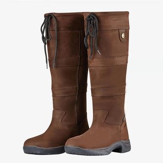Leather Contrast Stitching Winter Cotton-Padded Boots
