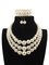 3pcs/set Elegant Imitation Pearl Multilayer Necklace Party Jewelry Set