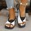 Summer Geometric Ethnic Gladiator Sandals