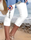Regular Fit Cotton Casual Independence Day Leggings