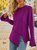 European and American large size retro casual irregular sweater