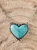 Boho Natural Turquoise Heart Pattern Necklace Sweater Chain Ethnic Vintage Jewelry
