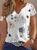 Jersey Floral Loose Lace Casual Shirt
