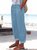 Plus Size Loose Casual Plain Pants