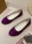 Multi-color Breathable Plain Velvet Simple Non-SlipSlip On Shallow Shoes Non-Slip Flat Heel Shoes