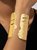 Valentine's Day Irregular Face Design Punk Cuff Bangle