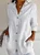 Women Casual Plain Cotton Casual Blouse