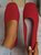 All Season Wedge Heel Plain Mesh Fabric Shallow Shoes