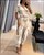 Women's Plain Daily Going Out Two-Piece Set darkgreen Casual Summer Top With Pants Matching Set