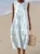 Vacation Crew Neck Dress With No