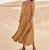 Women's Sleeveless Summer White Plain Split Joint Crew Neck Daily Going Out Casual Maxi A-Line Fit & Flare Dress Dress