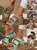 Pu Summer Western Style Color Block Slide Sandals