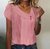 Women's Short Sleeve T-shirt Summer Green Plain Buckle Asymmetrical Daily Going Out Casual Top
