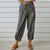 Women's  Elastic Waist H-Line Wide Leg Pants Daily Going Out Pants White Casual Split Joint Plain Spring/Fall Pants
