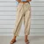 Women's  Elastic Waist H-Line Wide Leg Pants Daily Going Out Pants White Casual Split Joint Plain Spring/Fall Pants