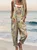 Ethnic Regular Fit Cotton And Linen Jumpsuit