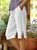 Casual Plain Linen Pants