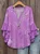 Women's Bohemian Pattern V-Neck Multi-Layered Lace Shirt