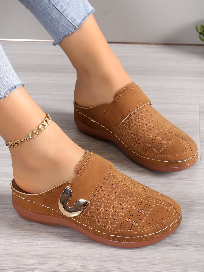Pu Summer Casual Slide Sandals