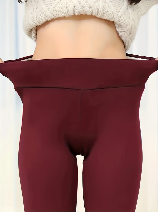 Plain Tight Casual Sweatpants & Joggers