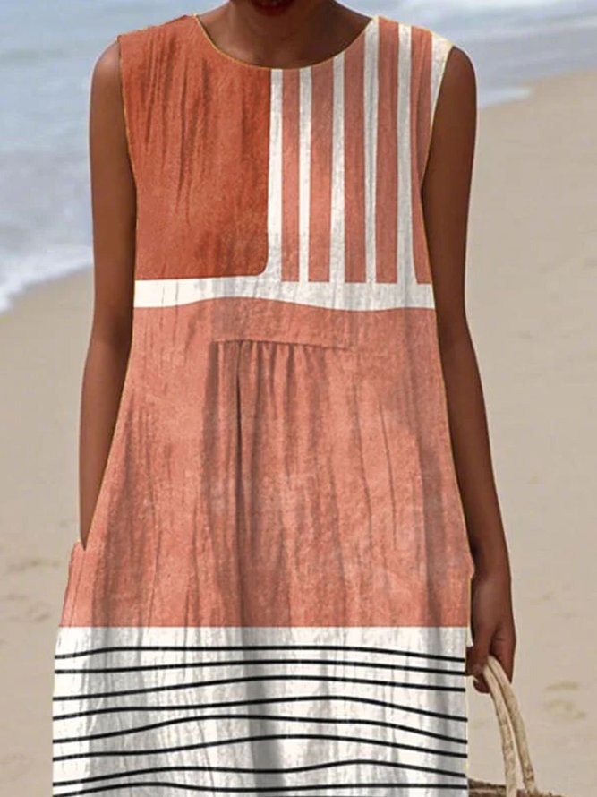 Simple Regular Fit Dress With No