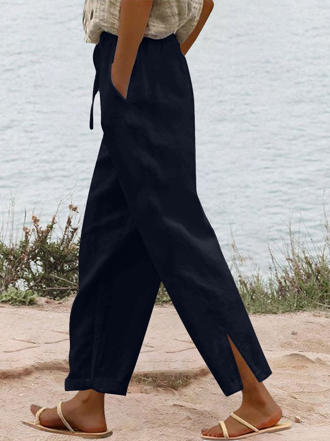 Plain Regular Fit Pants