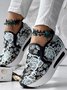 Floral All Season Wedge Heel Casual Casual Shoes