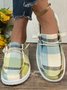 Fabric Plaid Casual All Season Casual Shoes