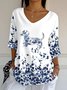 Crew Neck Cotton Vintage Regular Fit T-Shirt
